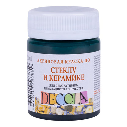 Decola Glass & Ceramics Acrylverf 50 ml - Emerald Green