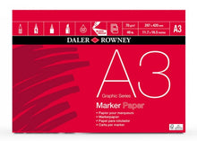 Daler-Rowney Graphic Series Marker Pad 70 gsm - A3 - 50 vel