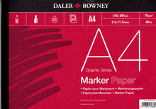 Daler-Rowney Graphic Series Marker Pad 70 gsm - A4 - 50 vel