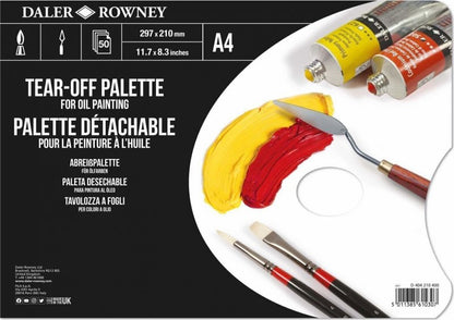 Daler-Rowney Scheurpalet - Olieverf A4 - 50 vel