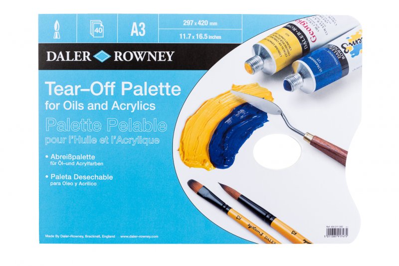 Daler-Rowney Scheurpalet - Olie/Acryl A3 - 40 vel