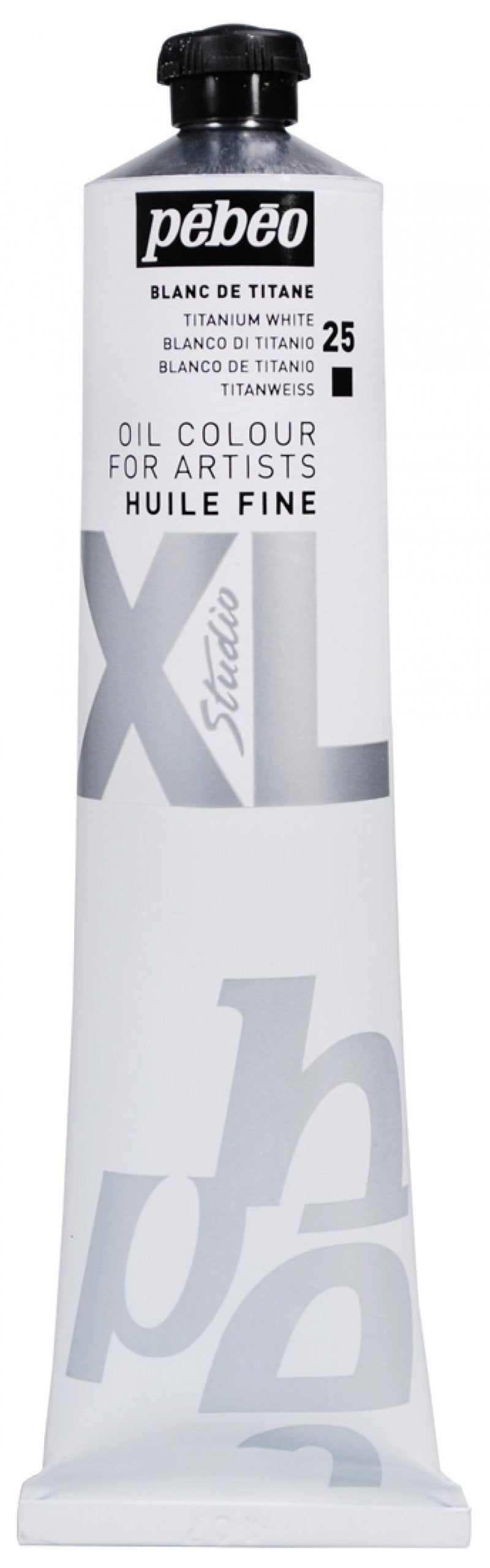 Pebeo Studio XL Olieverf 200 ml - 25 - Titaanwit