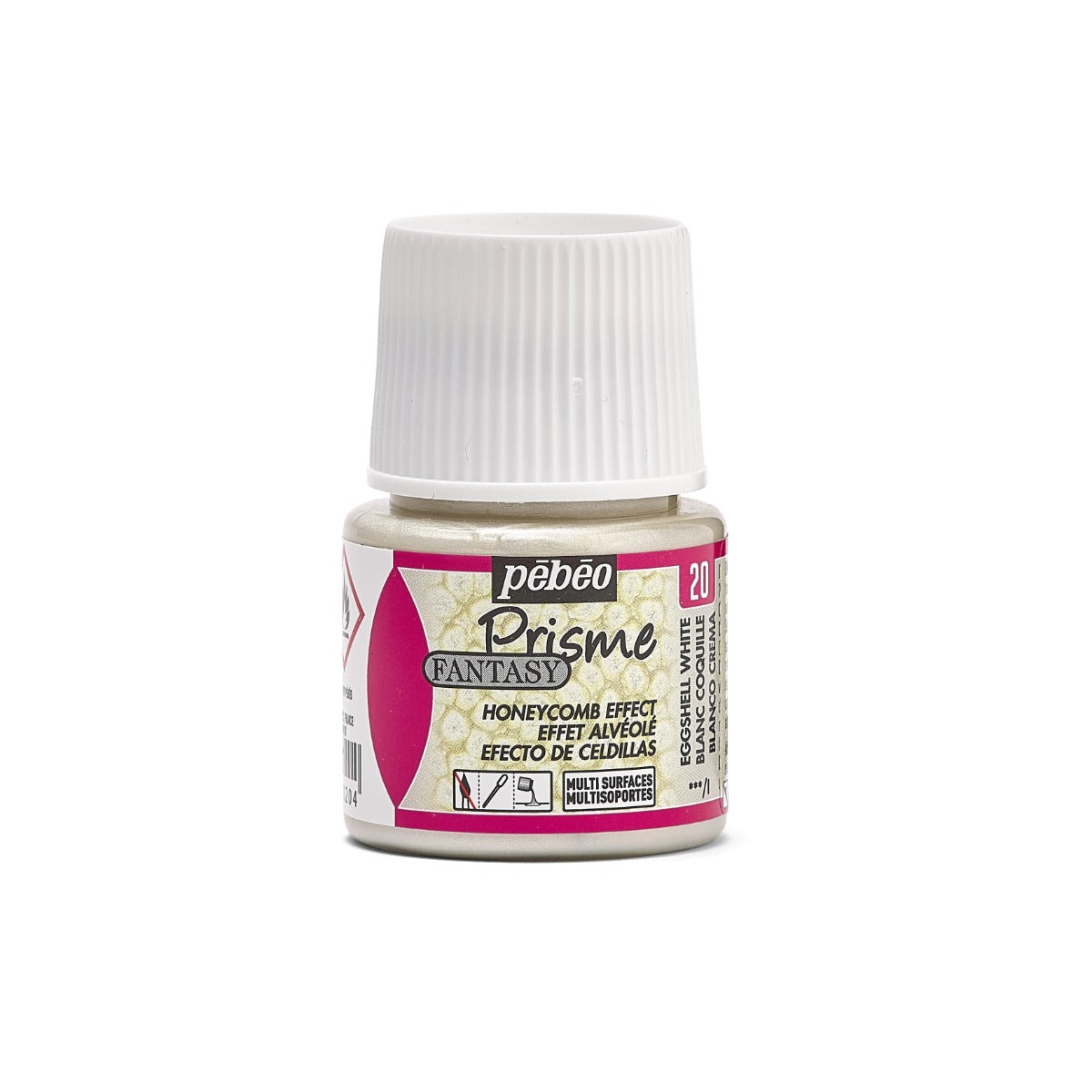 Pebeo Fantasy Prisme Effectverf 45 ml - Eierschelp Wit