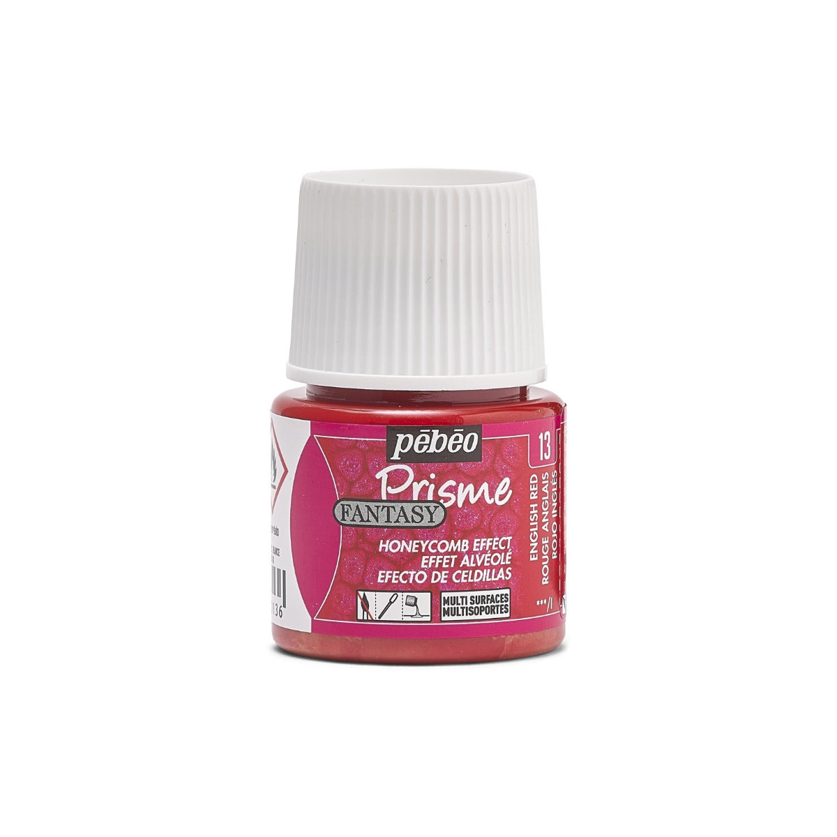 Pebeo Fantasy Prisme Effectverf 45 ml - Engels Rood