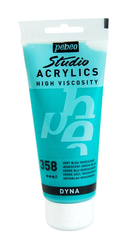 Pebeo Studio Acrylverf 100 ml - 358 - blauw iriserend