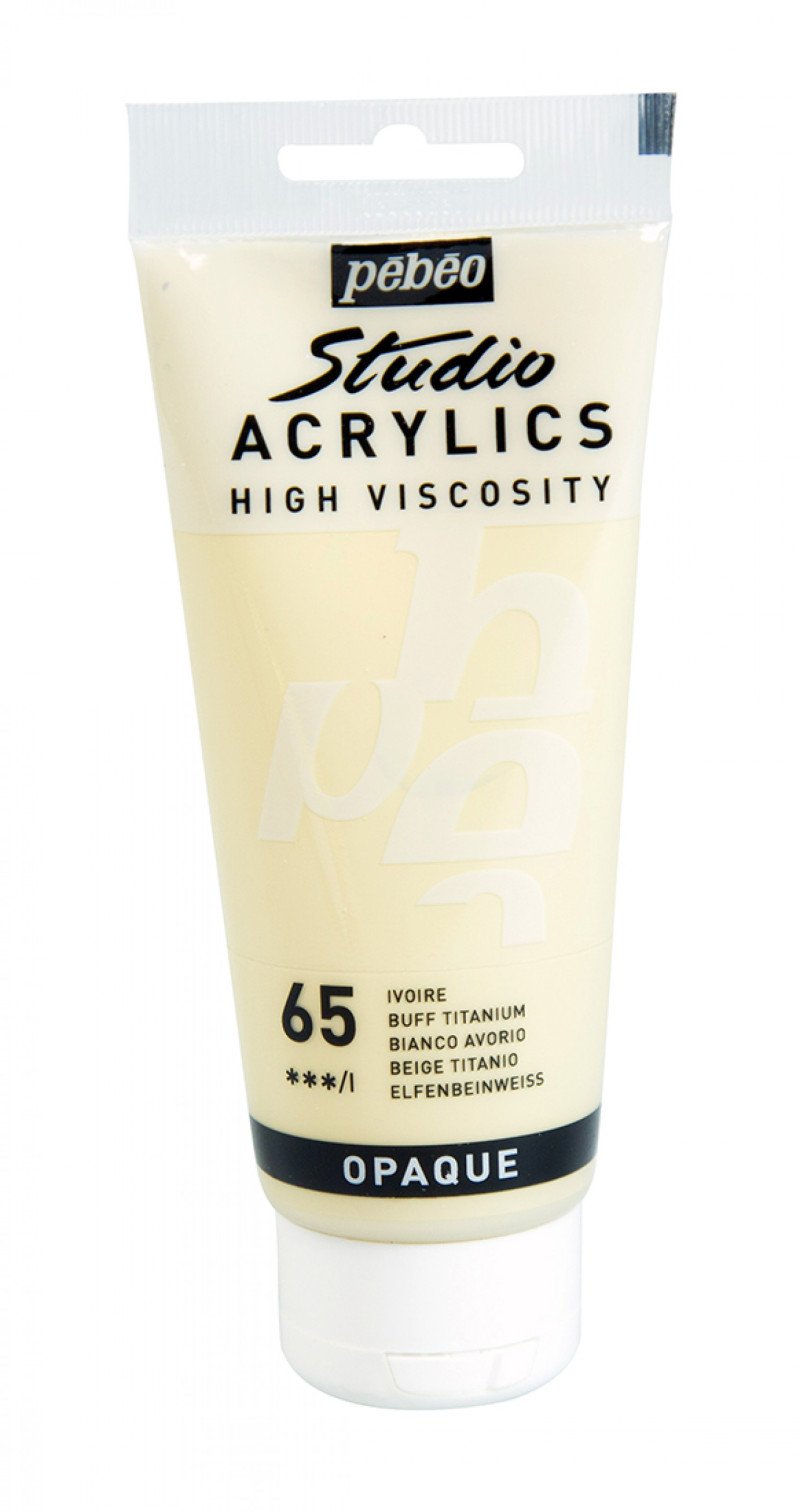 Pebeo Studio Acrylverf 100 ml - 65 - Ivoor