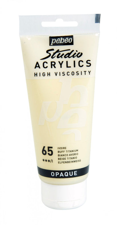 Pebeo Studio Acrylverf 100 ml - 65 - Ivoor