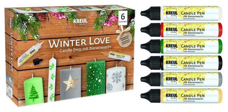 Kreul Kaarsenwas Pens Sets