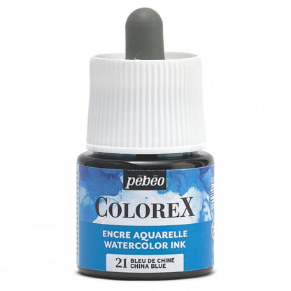 Pebeo Colorex Aquarelinkt 45 ml - 21 - Chinees Blauw