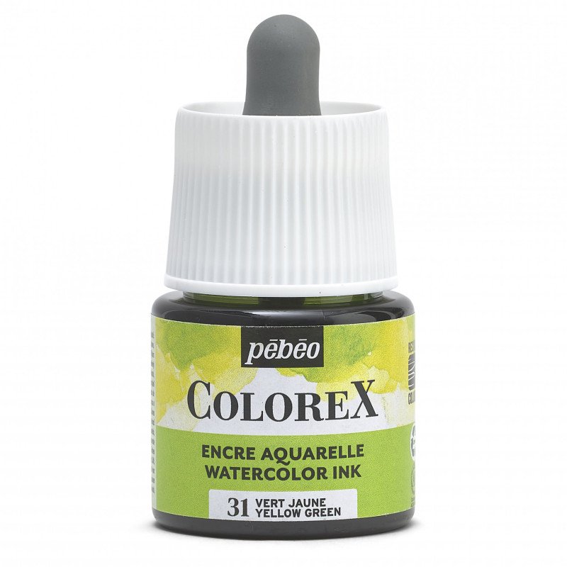 Pebeo Colorex Aquarelinkt 45 ml - 31 - Geel Groen