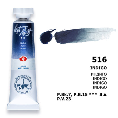 White Nights Watercolour Tube 10 ml - Indigo