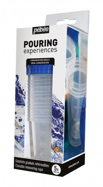 Pebeo Pouring Experiences Accessoires - Maatbekers set