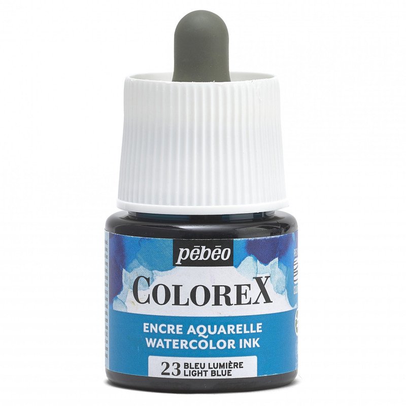 Pebeo Colorex Aquarelinkt 45 ml - 23 - Lichtblauw