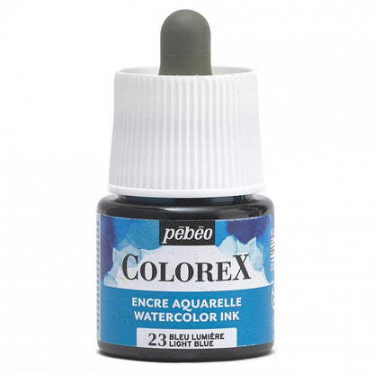 Pebeo Colorex Aquarelinkt 45 ml - 23 - Lichtblauw
