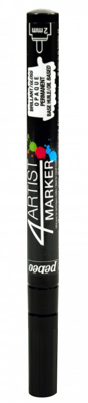 Pebeo 4Artist Oil Marker 2 mm - Zwart