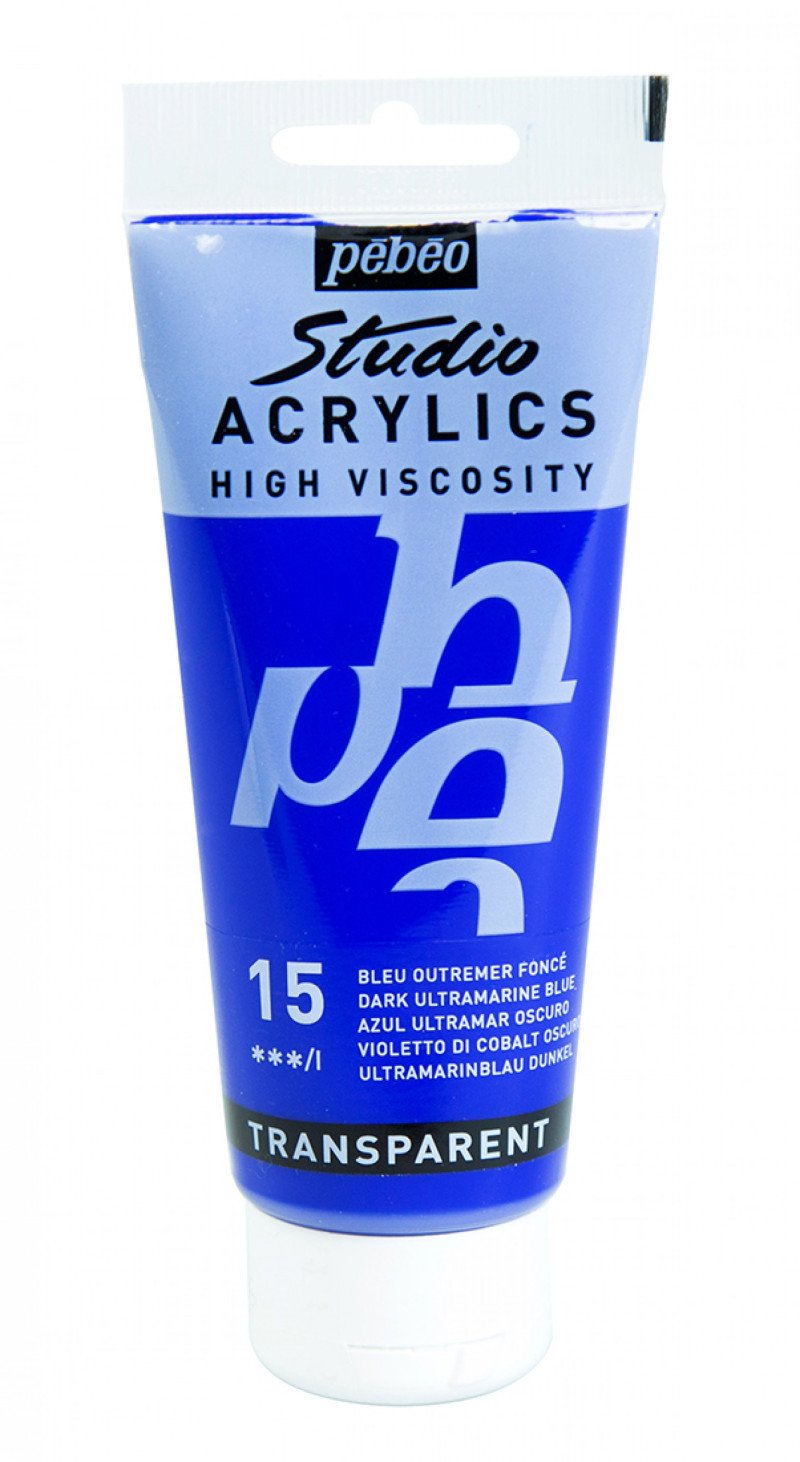 Pebeo Studio Acrylverf 100 ml - 15 - Dekkend kobaltblauw imitatie