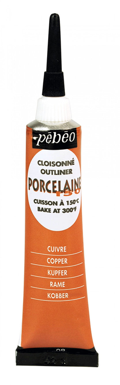 Pebeo Porcelaine 150 Outliner 20 ml - 09 - Koper