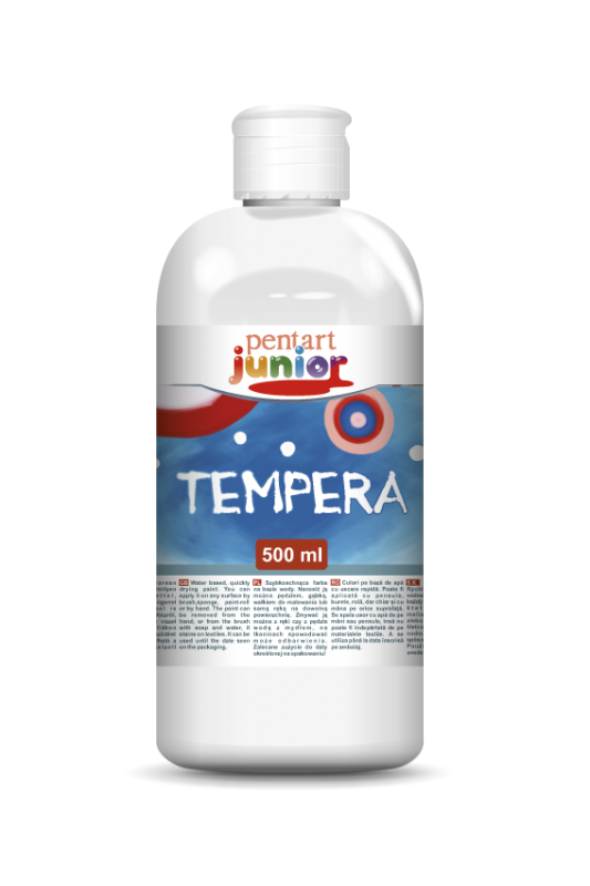Pentart Tempera Verf 500 ml - White