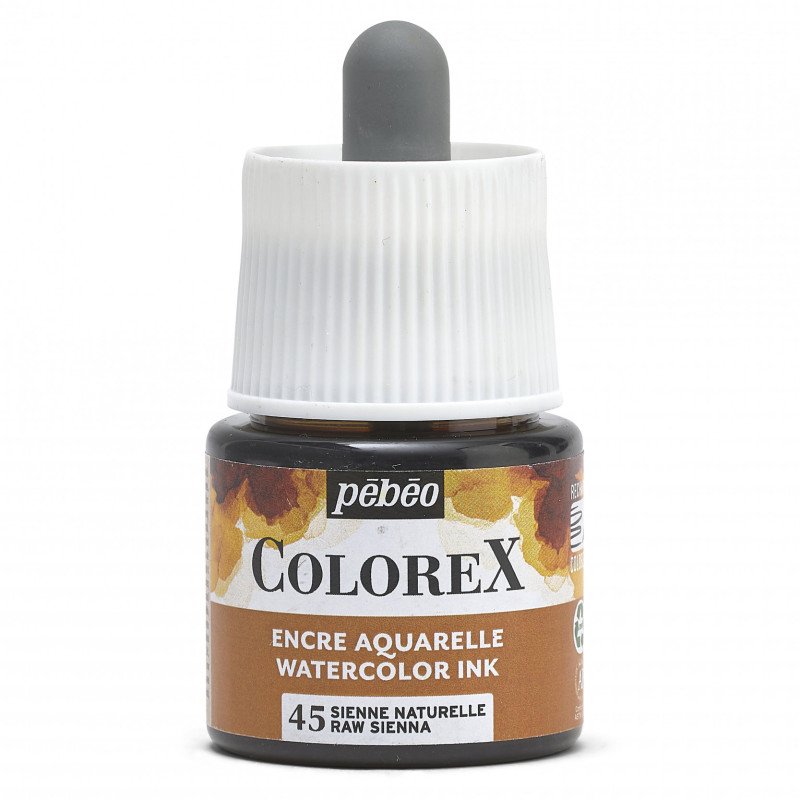 Pebeo Colorex Aquarelinkt 45 ml - 45 - Rauwe Sienna