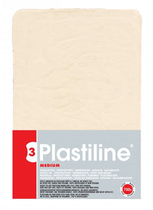 Plastiline Hardheid 55 Medium Boetseerklei 750 g - Ivoor