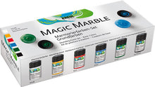 Kreul Magic Marble Marmerverf Sets - Basic standaardkleuren - 6 x 20 ml
