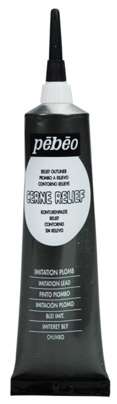 Pebeo Cerne Relief Omlijning 37 ml - Imitatie Lood