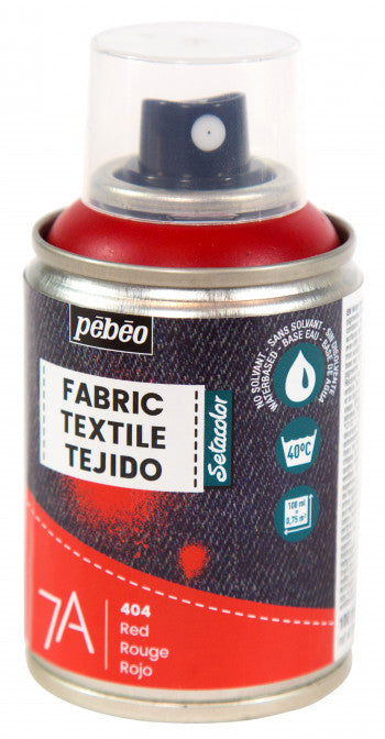 Pebeo 7A Textielspray 100 ml - Rood