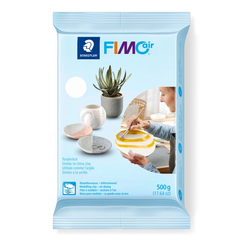 FIMO Air Basic Luchtdrogende Boetseerklei - 500 g - Wit
