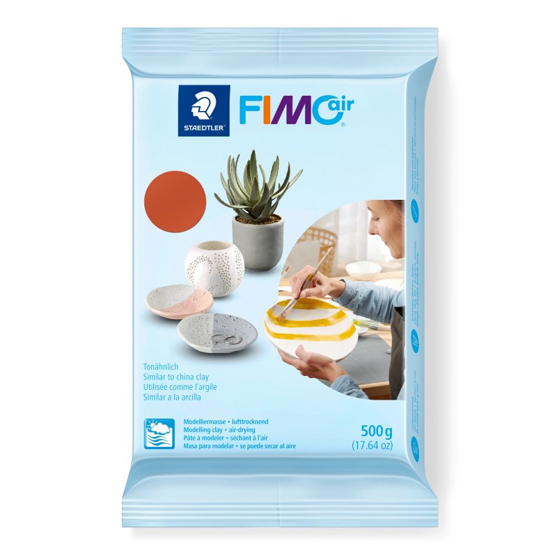 FIMO Air Basic Luchtdrogende Boetseerklei - 500 g - Terracotta