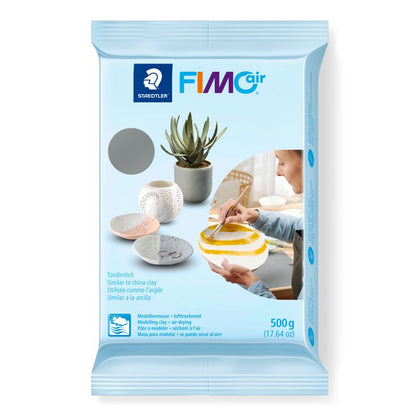FIMO Air Basic Luchtdrogende Boetseerklei - 500 g - Grijs