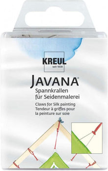 Kreul Javana Zijde Opspanaccessoires - Spanhaken - 24 stuks