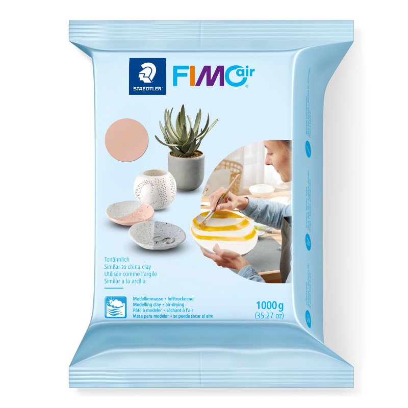 FIMO Air Basic Luchtdrogende Boetseerklei - 1 kg - Vleeskleur