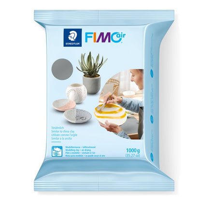 FIMO Air Basic Luchtdrogende Boetseerklei - 1 kg - Grijs