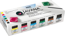 Kreul Javana Zijdeverf Sets - Basiskleuren - 6 x 20 ml