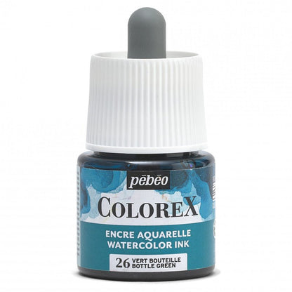 Pebeo Colorex Aquarelinkt 45 ml - 26 - Fles Groen