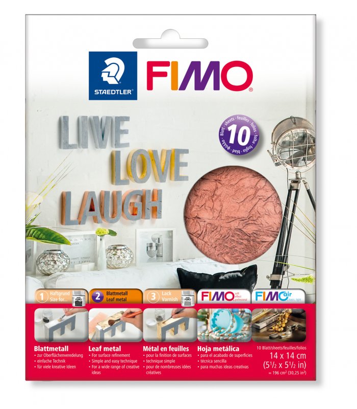 FIMO Bladmetaal 140 x 140 mm - 10 vel