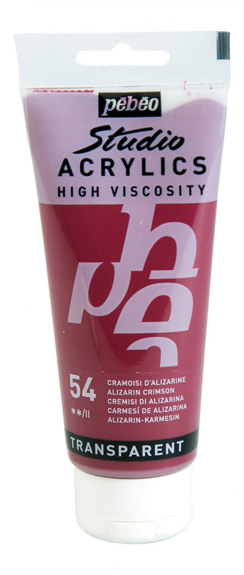 Pebeo Studio Acrylverf 100 ml - 54 - Alizarine karmozijn