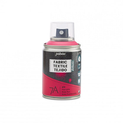 Pebeo 7A Textielspray 100 ml - Fluo Roze