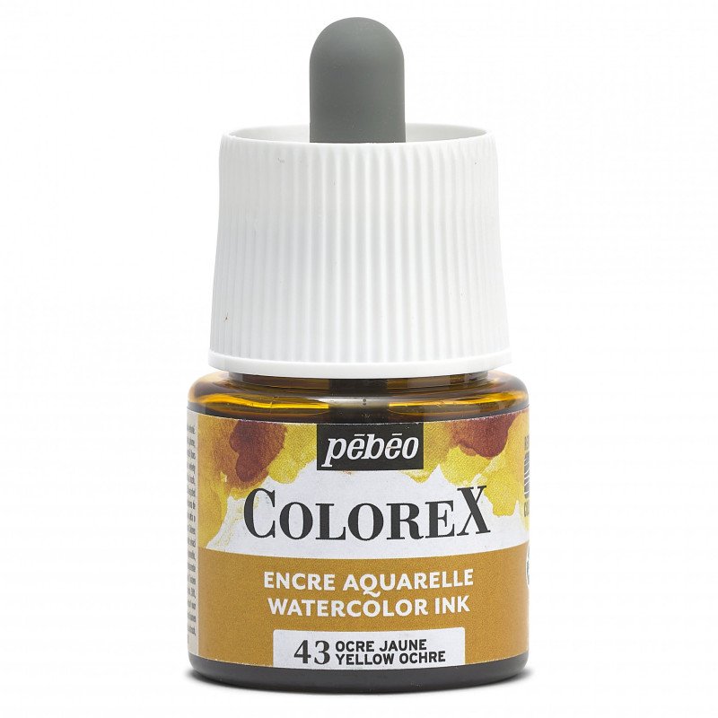 Pebeo Colorex Aquarelinkt 45 ml - 43 - Okergeel