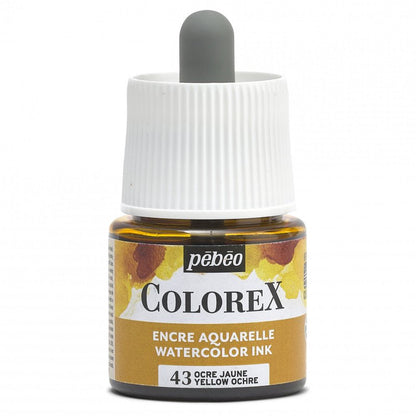Pebeo Colorex Aquarelinkt 45 ml - 43 - Okergeel