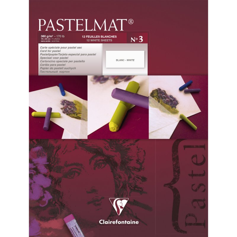 Clairefontaine Pastelmat Pastelblok 360 g - No. 3 - 18 x 24 cm