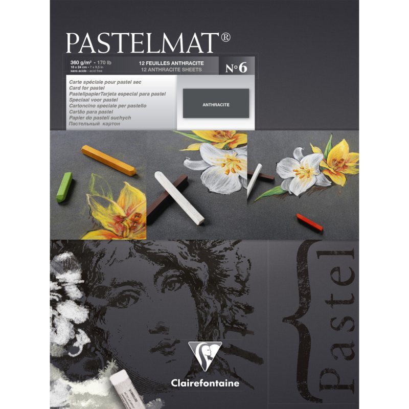 Clairefontaine Pastelmat Pastelblok 360 g - No. 6 - 18 x 24 cm
