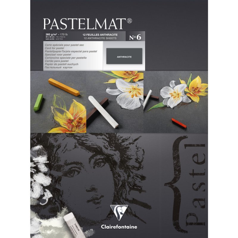Clairefontaine Pastelmat Pastelblok 360 g - No. 6 - 30 x 40 cm