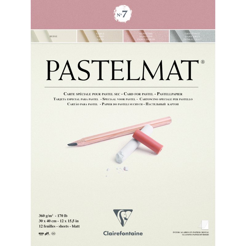 Clairefontaine Pastelmat Pastelblok 360 g - No. 7 - 30 x 40 cm