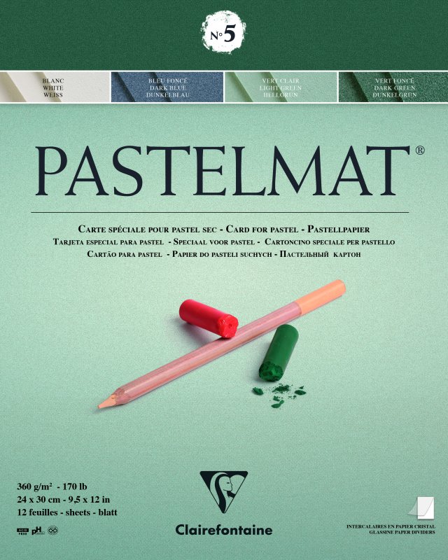 Clairefontaine Pastelmat Pastelblok 360 g - No. 5 - 24 x 30 cm