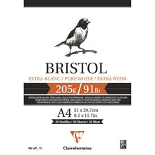 Clairefontaine Bristol Papier - Bristol 205 g - A4 - 20 blad