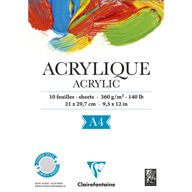 Clairefontaine Acryl- en Gouachepapier 360 g