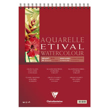 Clairefontaine Etival Aquarelblok Klassieke Korrel - 200 g - A3 - spiraal - 10 blad