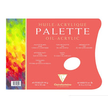 Clairefontaine Palette Olie/Acrylverf 90 g - 24 x 32 cm - 40 vel