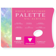 Clairefontaine Palette Olie/Acrylverf 90 g - 30 x 40 cm - 40 vel